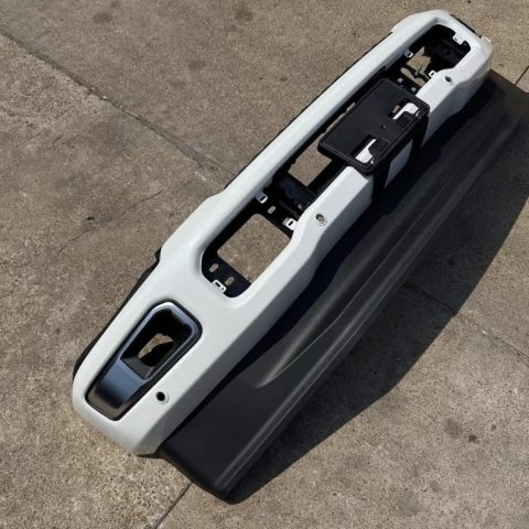 2023 2024 2025 Ford F250 F350 Factory Front Bumper Star White w/ Sensor Holes