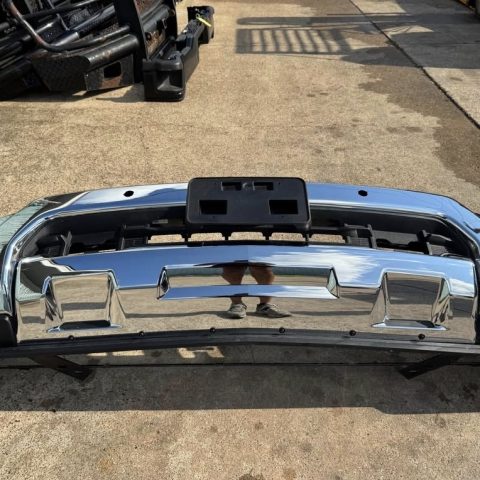 Ford F450 F550 Factory Chrome Front Bumper Carbonized Grey Flare