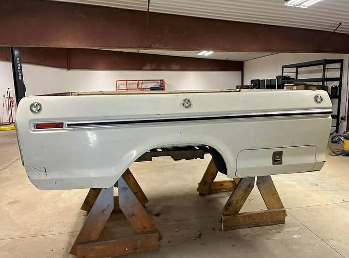 1973–1979 Ford F-Series Short Bed - Rust-Free OEM Dual Fuel Door Assembly