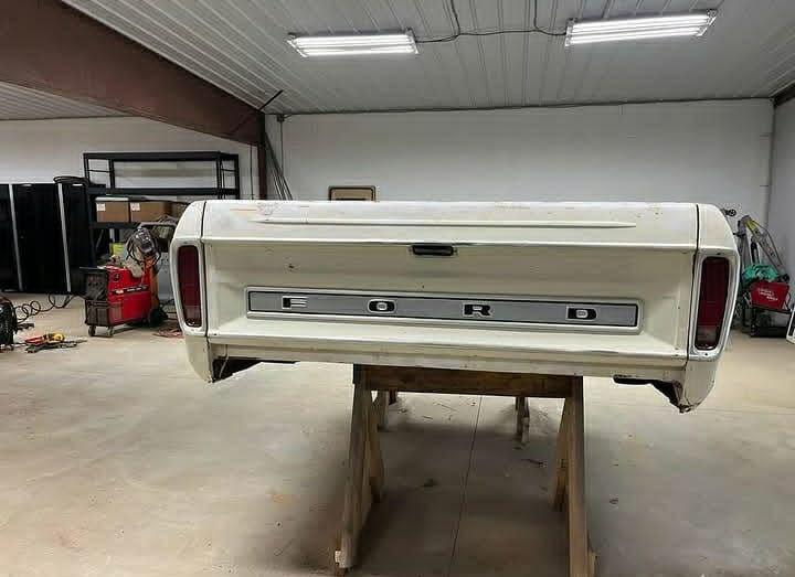 1973–1979 Ford F-Series Short Bed - Rust-Free OEM Dual Fuel Door Assembly