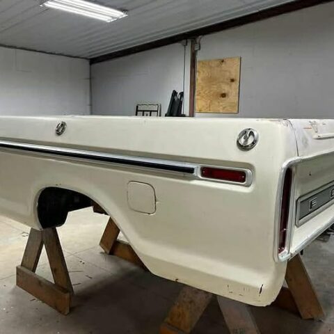 1973–1979 Ford F-Series Short Bed - Rust-Free OEM Dual Fuel Door Assembly