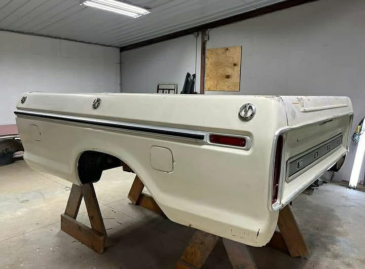 1973–1979 Ford F-Series Short Bed - Rust-Free OEM Dual Fuel Door Assembly