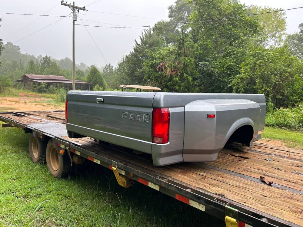 1992–1996 Ford F-350 Dually Truck Bed - Rust-Free OEM Gray DRW Bed