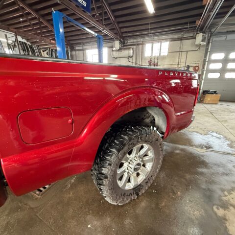 2011-2016 Superduty Short Bed 6’9” RUBY RED RR #1104 - product photo 1